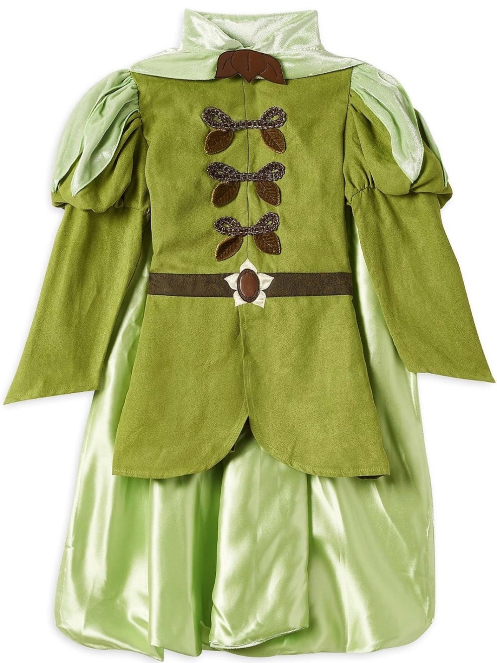 Disney Prince Naveen Costume for Kids Green Theater Set